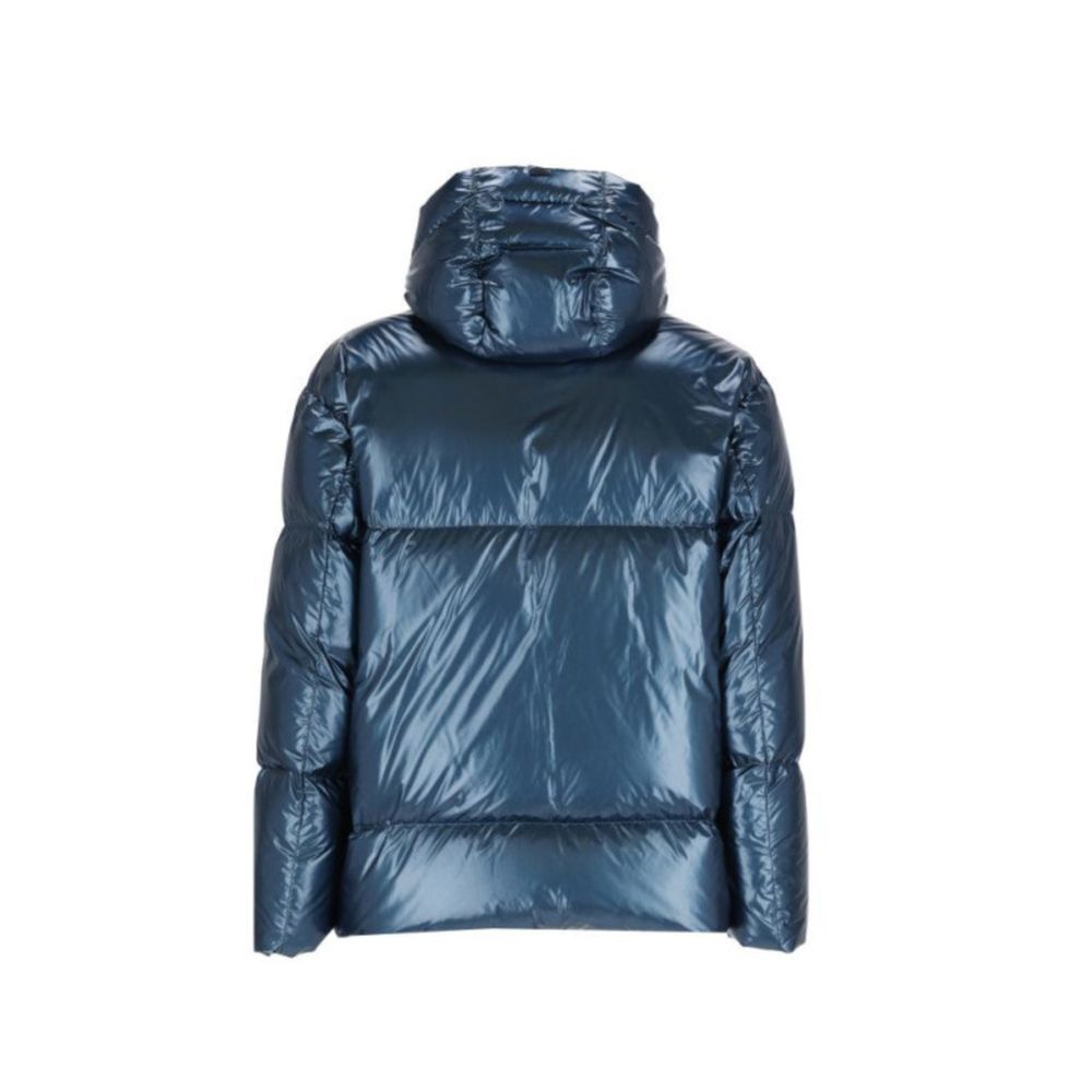 Herno Blue Polyamide Full-Length Men's Jacket