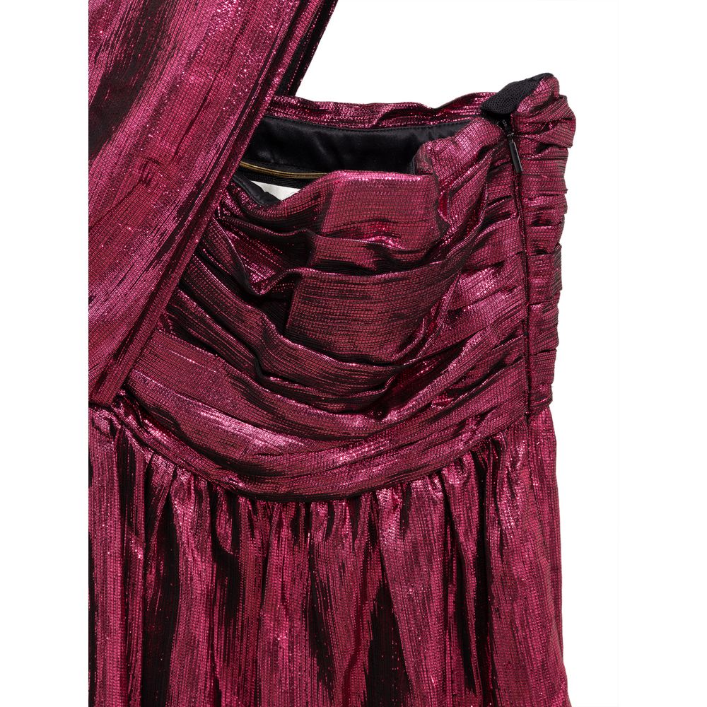 Saint Laurent Fuchsia Viscose Short Women's Dress