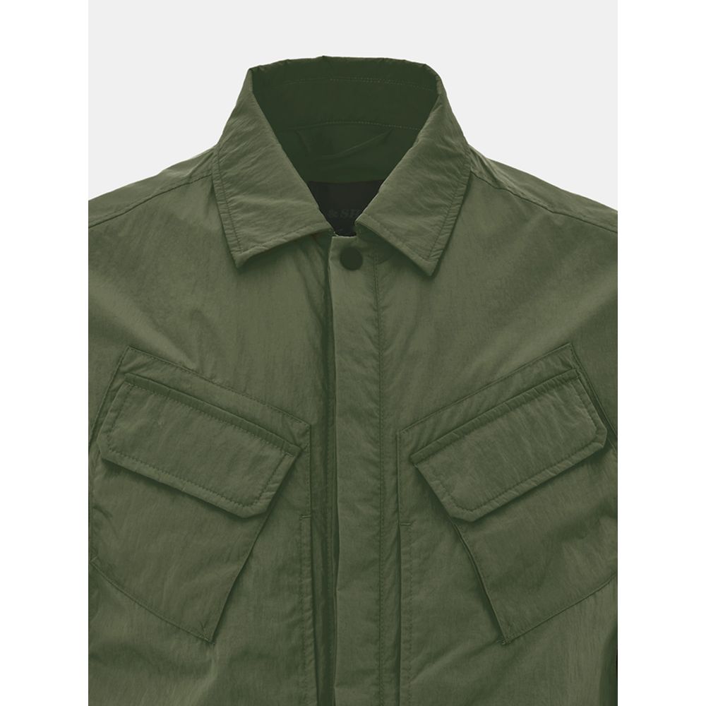 Paul & Shark Green Polyester Men's Coat