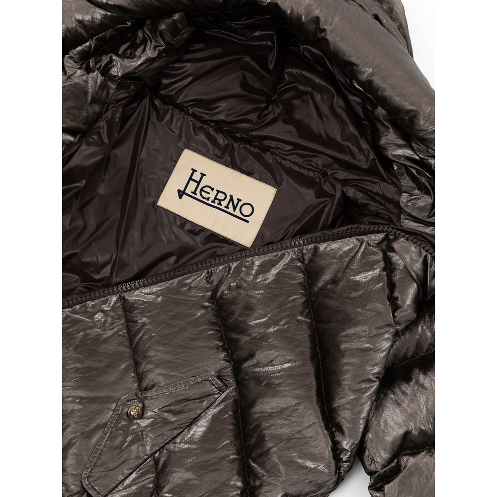 Herno Gray Viscose Women's Parka