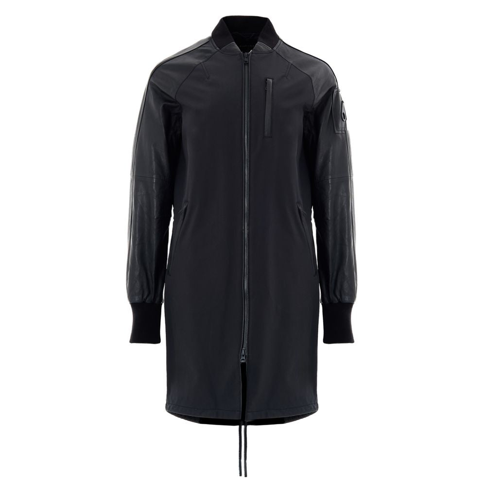 Moose Knuckles Black Cotton Women's Parka