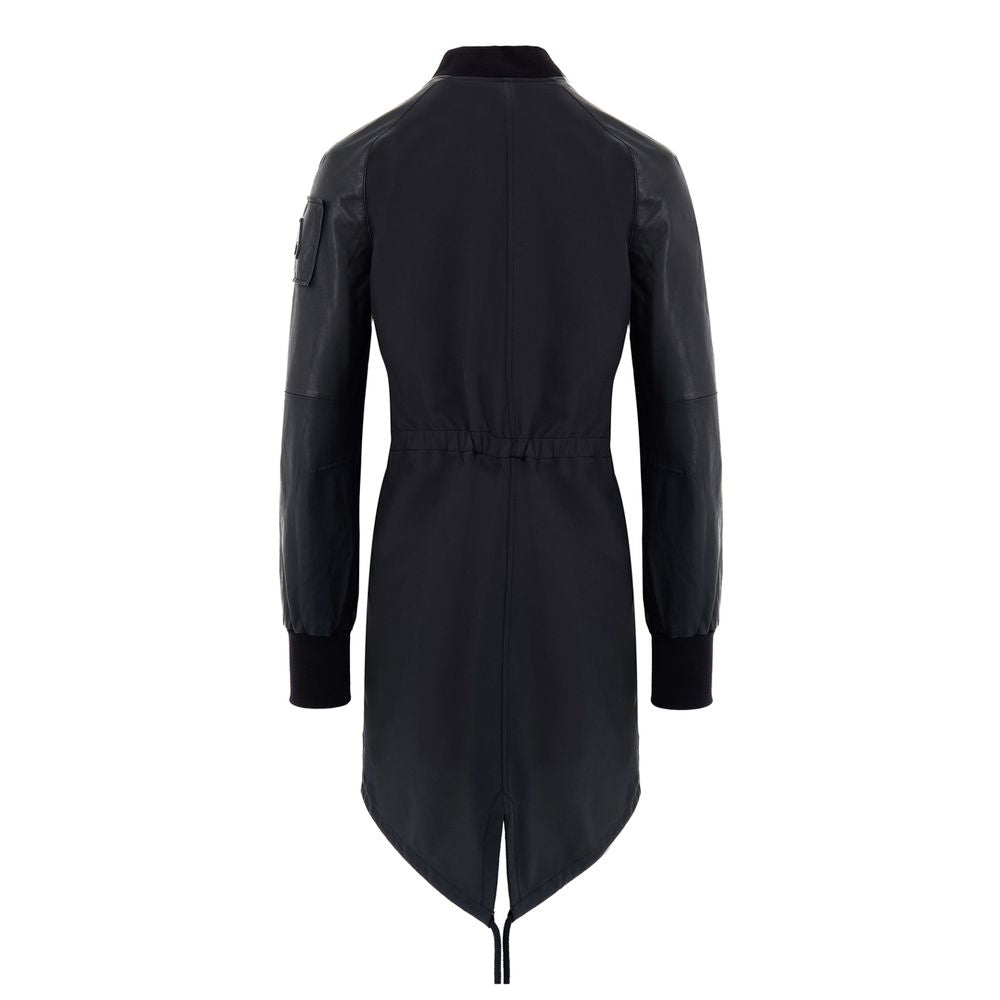 Moose Knuckles Black Cotton Women's Parka