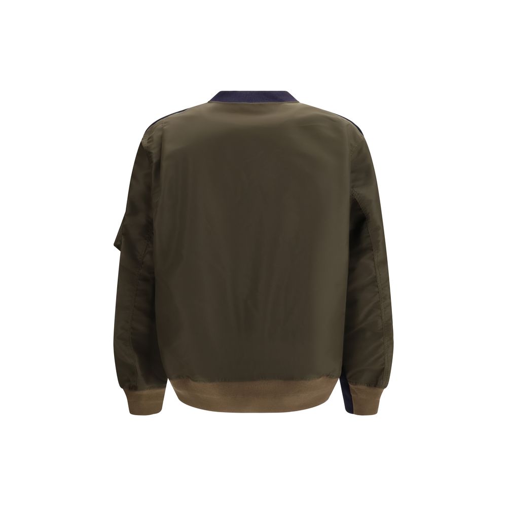 Sacai Blue Cotton Men's Sweatshirt