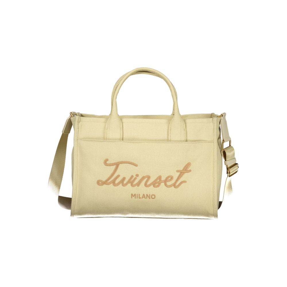 Twinset Beige Cotton Women Women's Tote