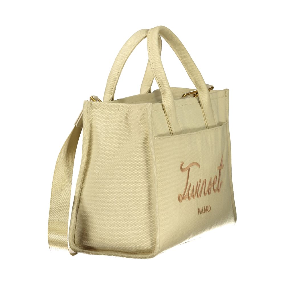 Twinset Beige Cotton Women Women's Tote