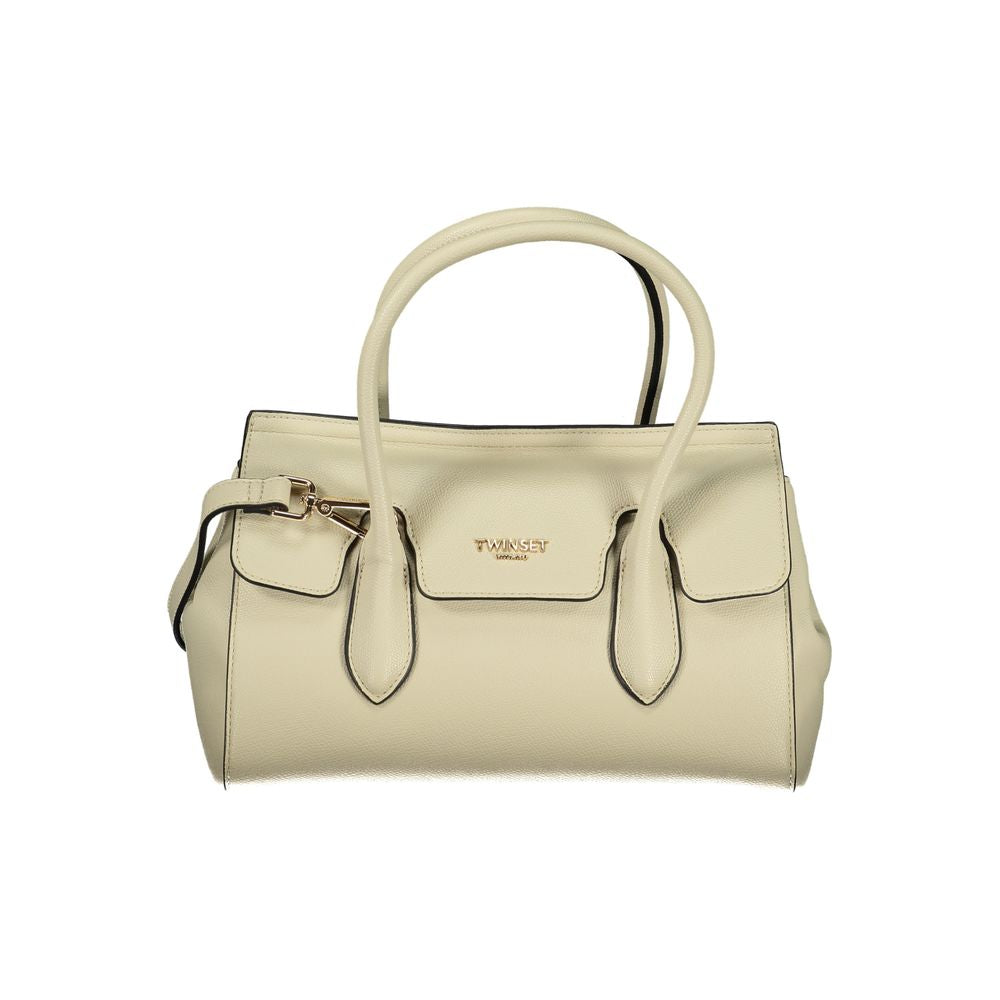 Twinset Beige Polyurethane Women Women's Tote
