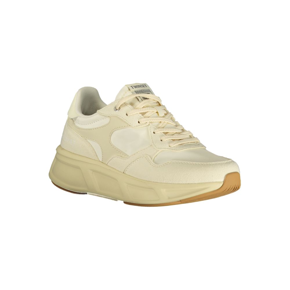 Twinset Beige Polyurethane Women Women's Sneaker