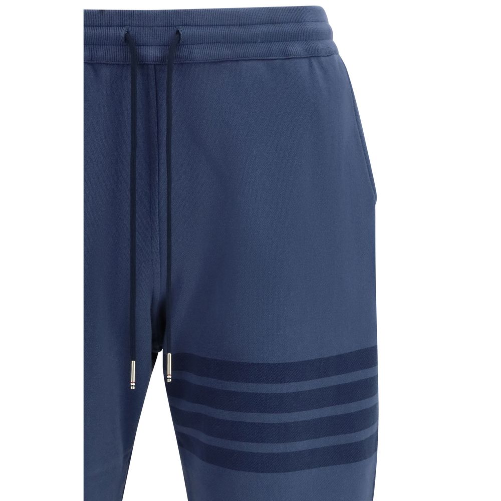 Thom Browne Blue Cotton Casual Men's Pants