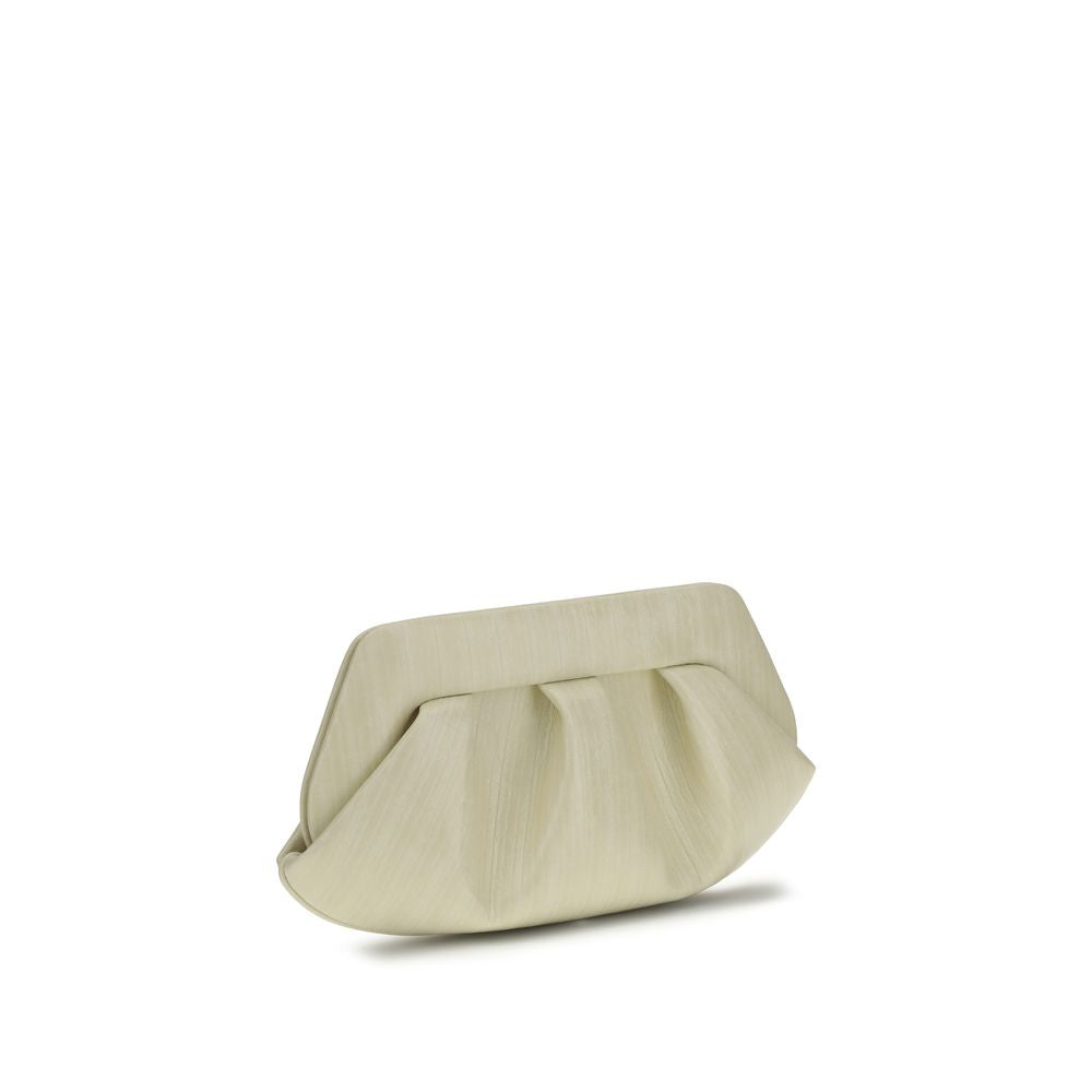 THEMOIRè White Polyethylene Clutch Women's Bag