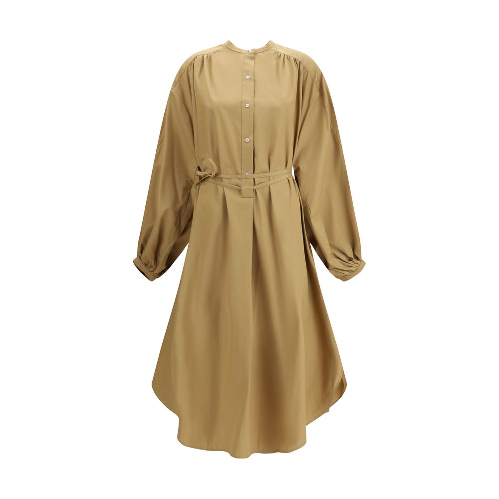 Loulou De Saison Beige Cotton Casual Women's Dress