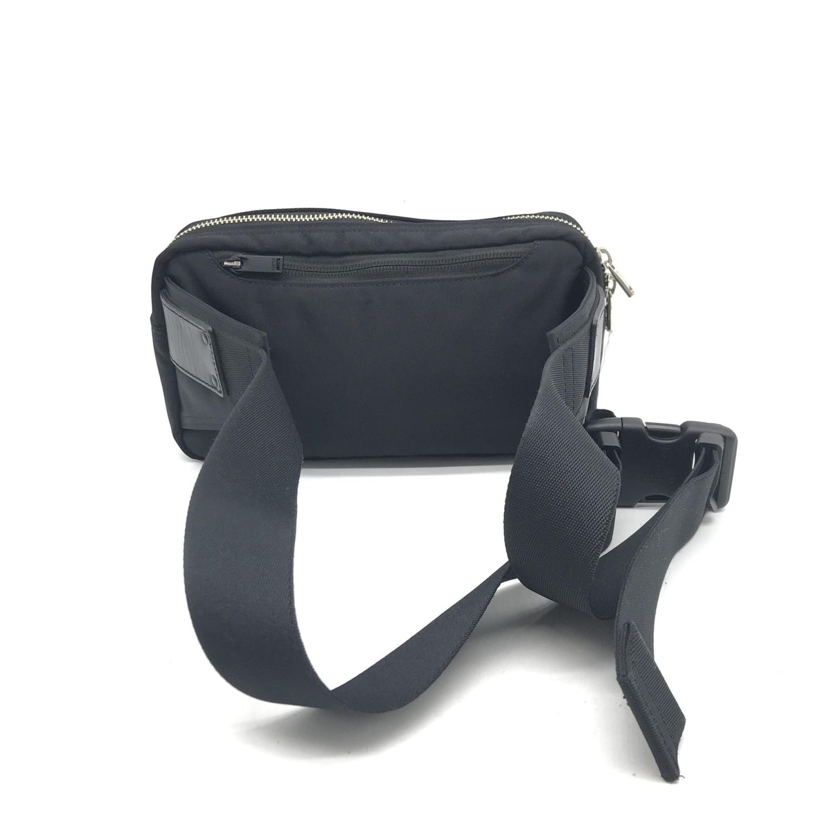 Porter Black Waist Pouch With Zippered Women's Compartments (Pre-Owned)