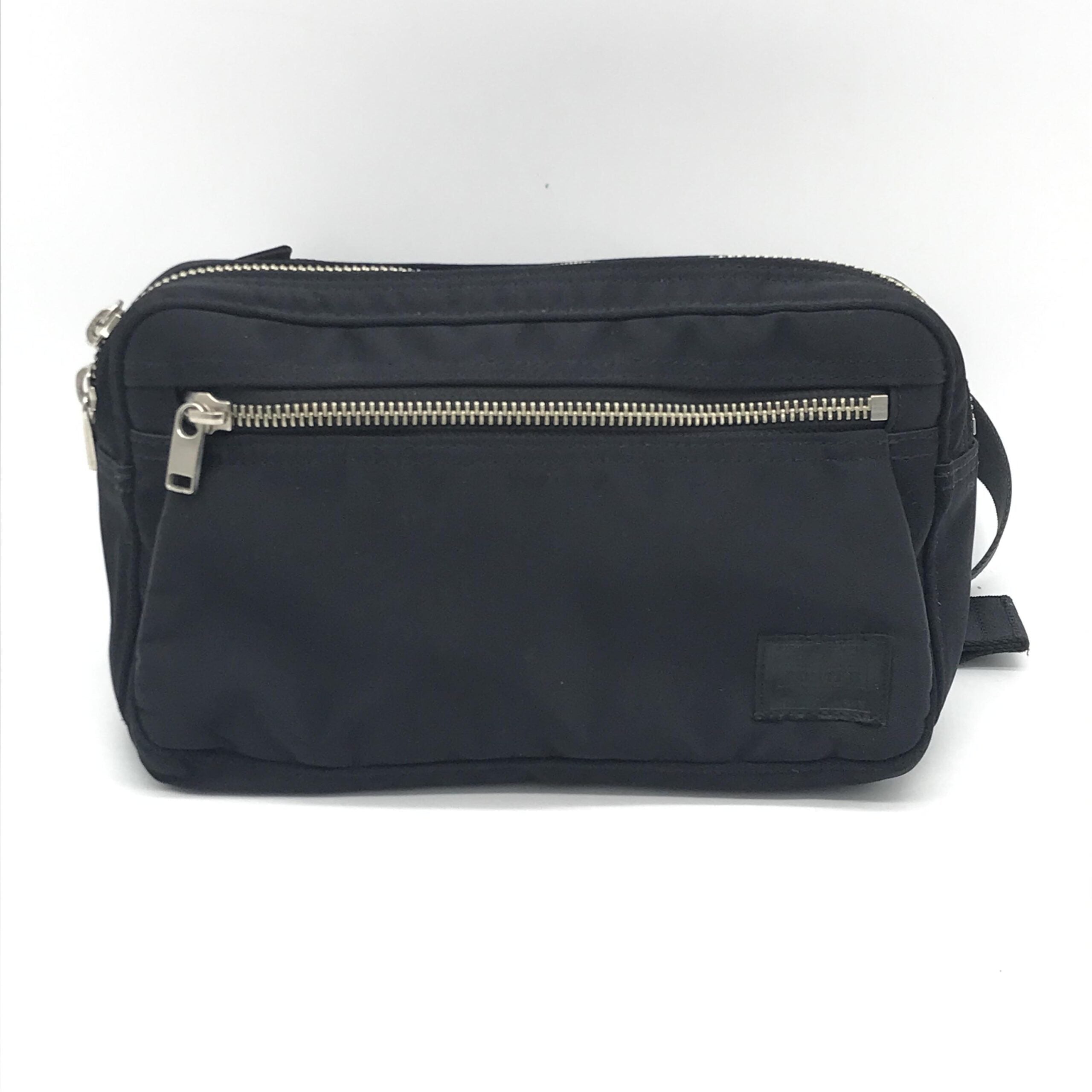 Porter Black Waist Pouch With Zippered Women's Compartments (Pre-Owned)