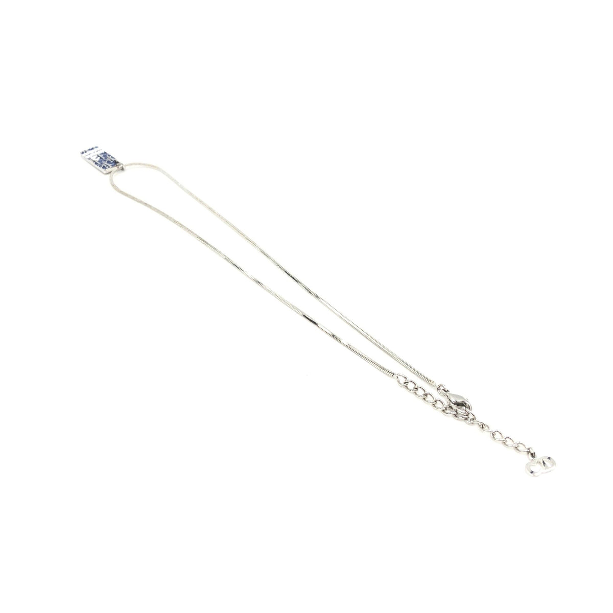 Christian Dior Blue Trotter Pendant Women's Necklace (Pre-Owned)
