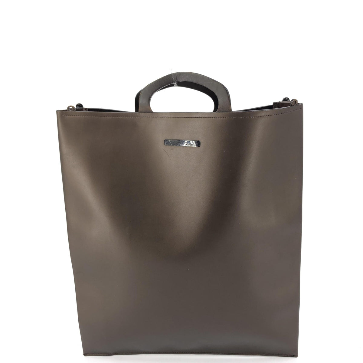Gucci Brown Leather Women's Handbag (Pre-Owned)