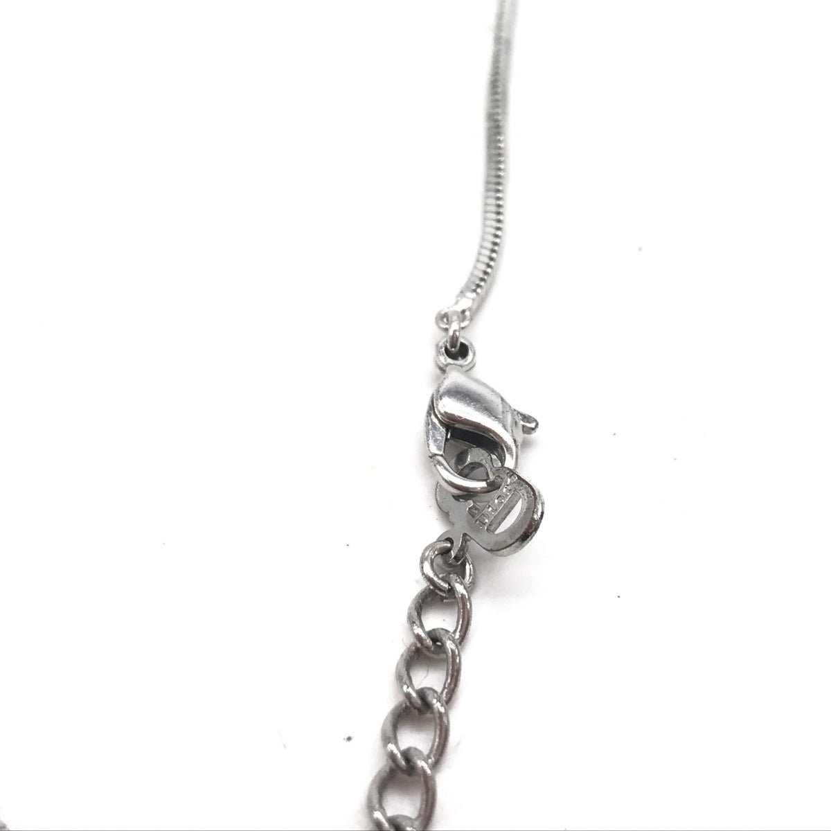 Christian Dior Blue Trotter Pendant Women's Necklace (Pre-Owned)