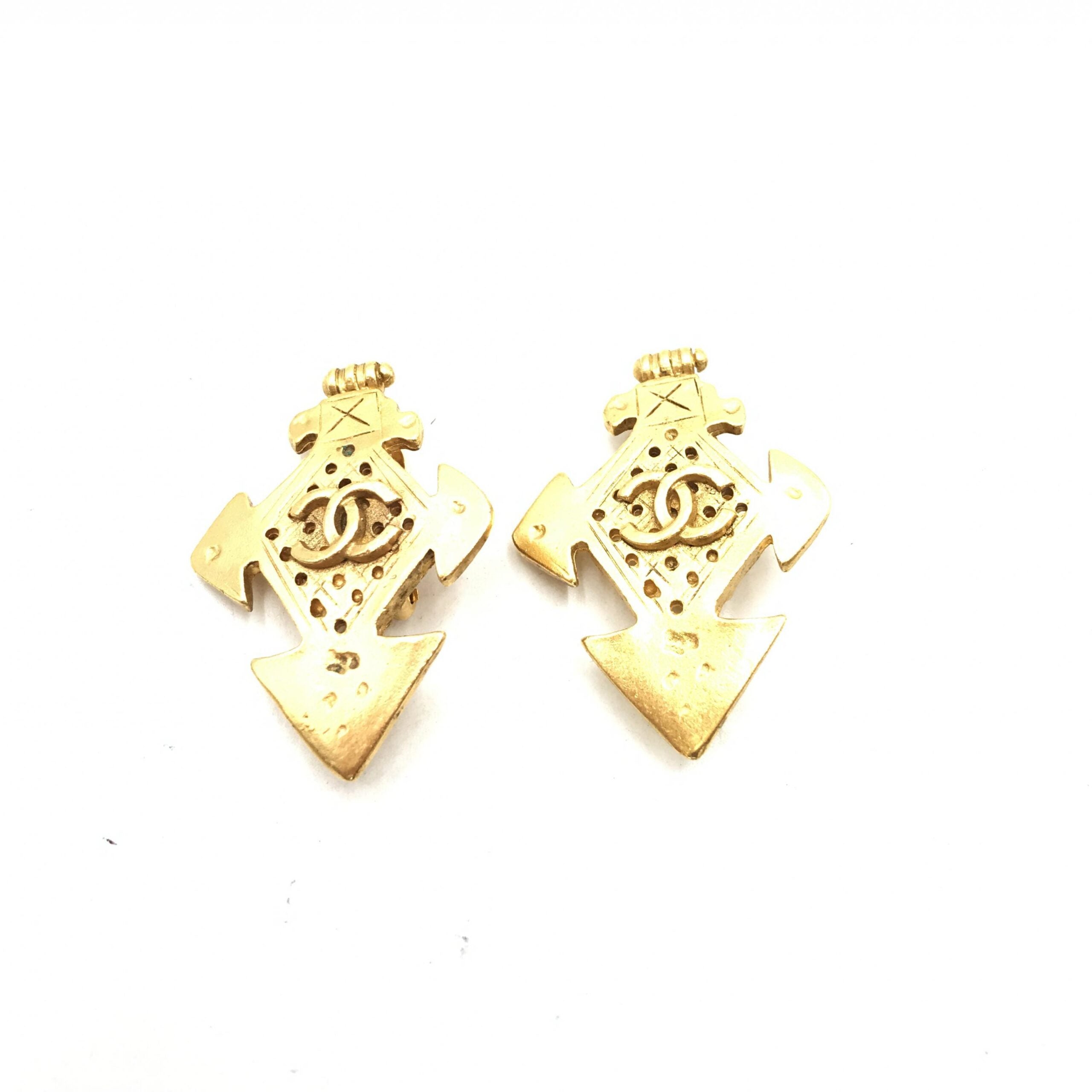Chanel Coco Mark Women's Earrings (Pre-Owned)