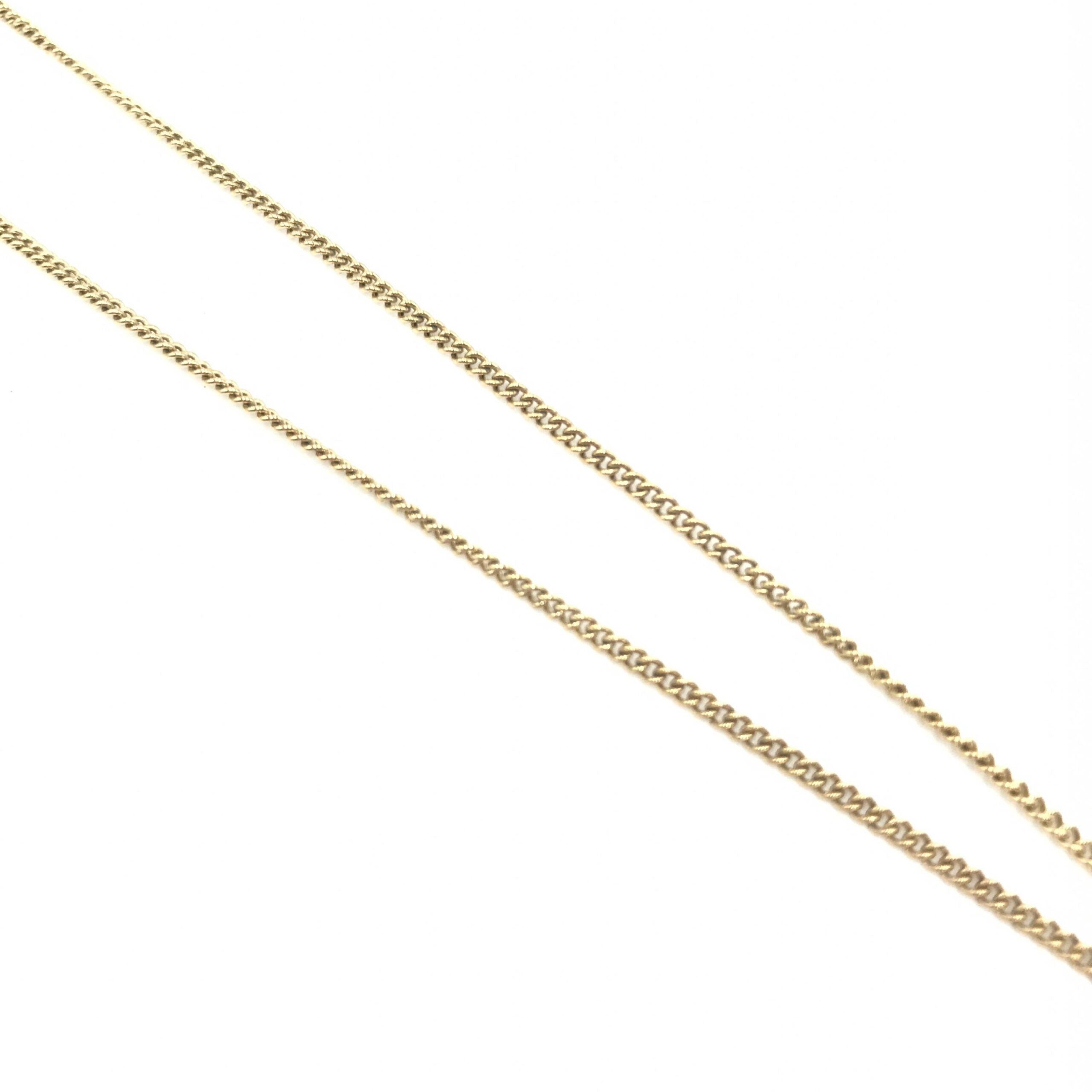 Christian Dior Dolphin Motif Rhinestone Gold Plated Women's Necklace (Pre-Owned)