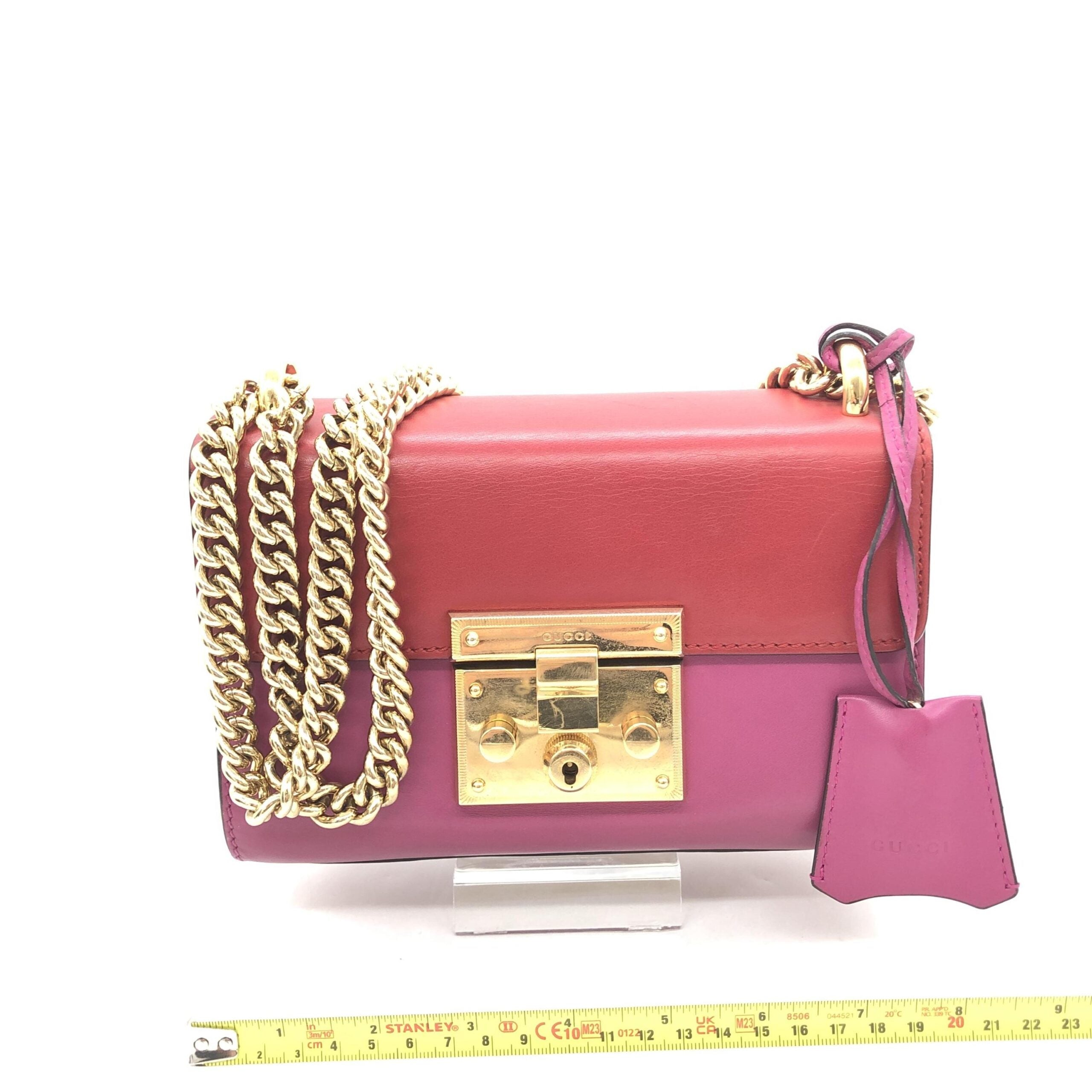 Gucci Padlock Crossbody Shoulder Bag In Women's Pink (Pre-Owned)
