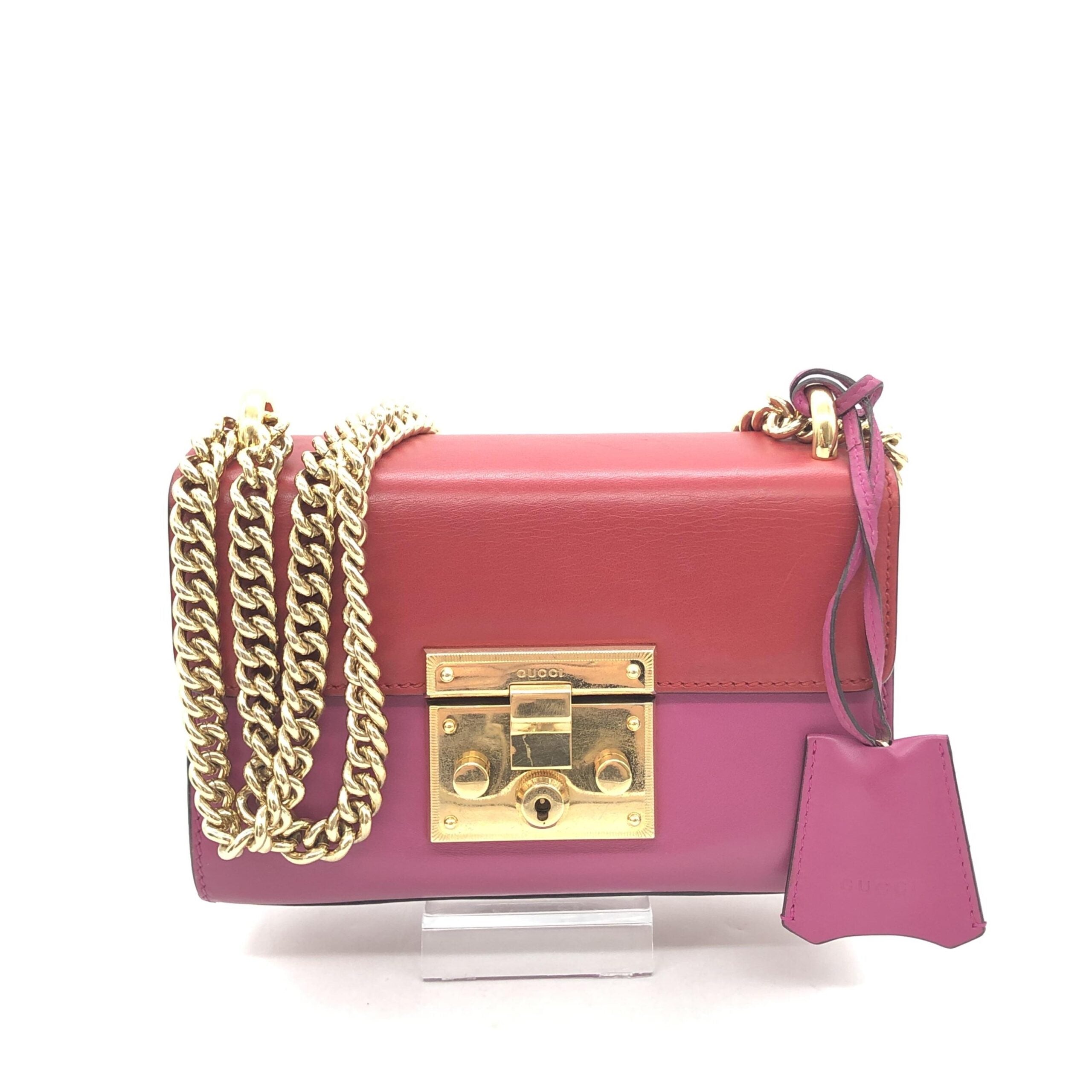 Gucci Padlock Crossbody Shoulder Bag In Women's Pink (Pre-Owned)