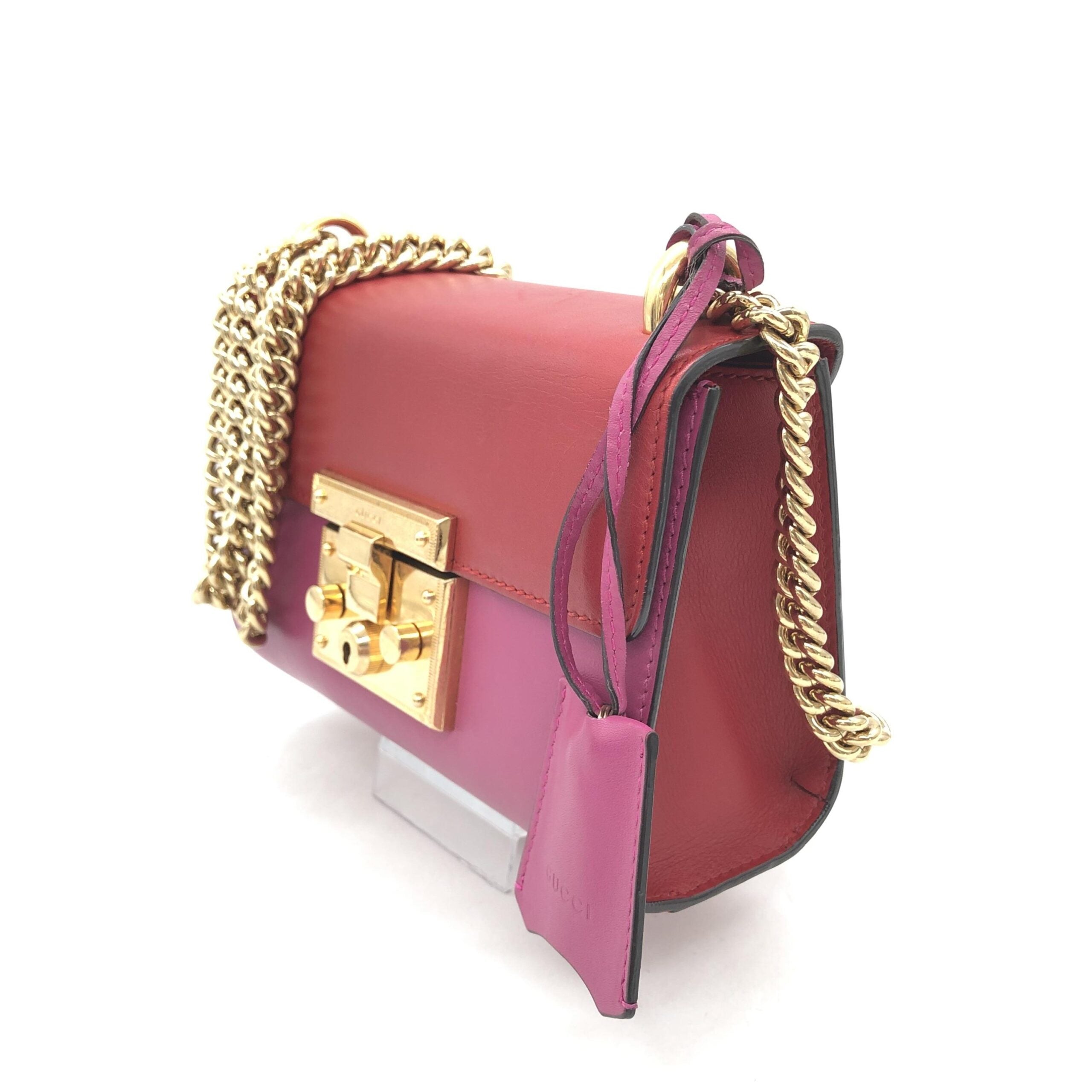 Gucci Padlock Crossbody Shoulder Bag In Women's Pink (Pre-Owned)
