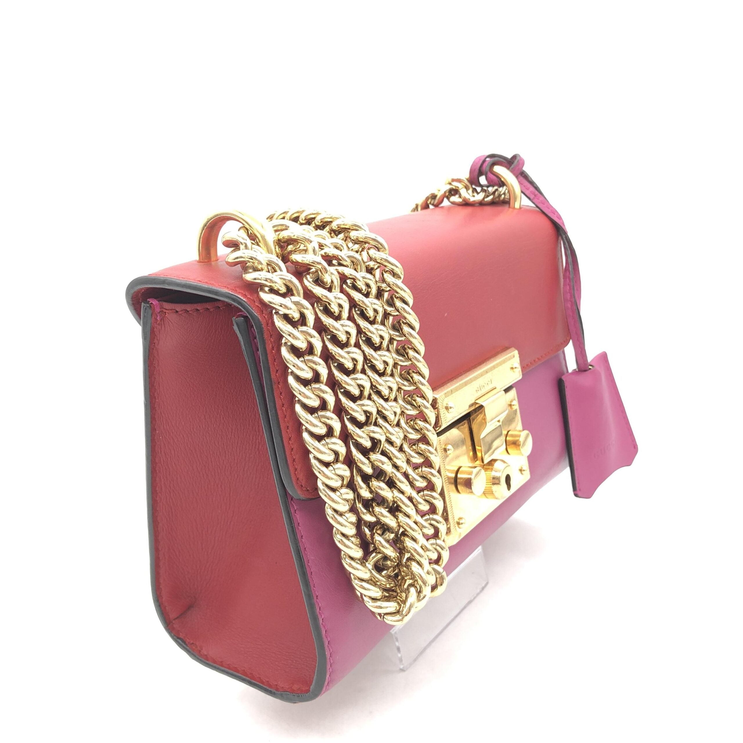 Gucci Padlock Crossbody Shoulder Bag In Women's Pink (Pre-Owned)