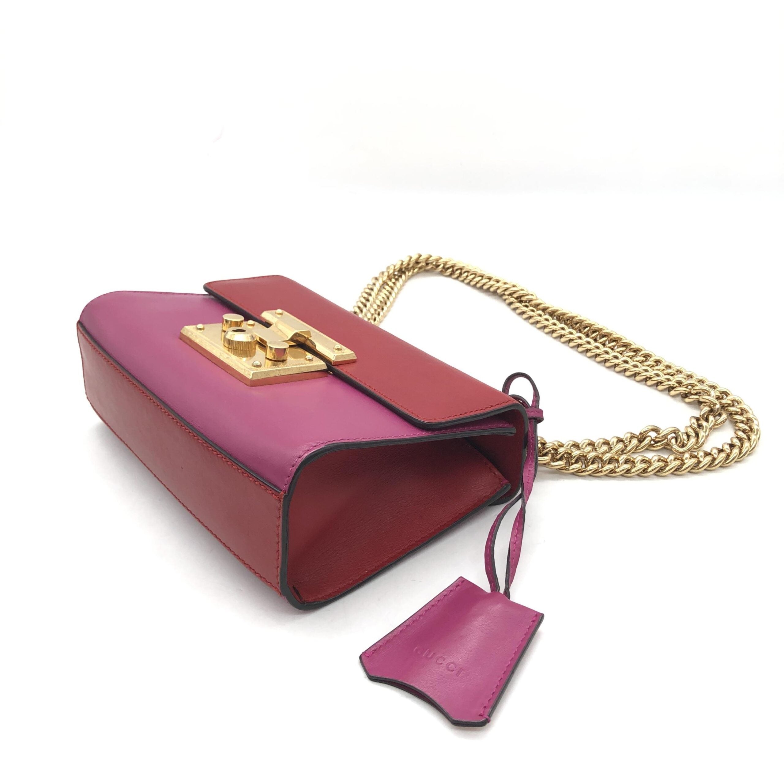 Gucci Padlock Crossbody Shoulder Bag In Women's Pink (Pre-Owned)