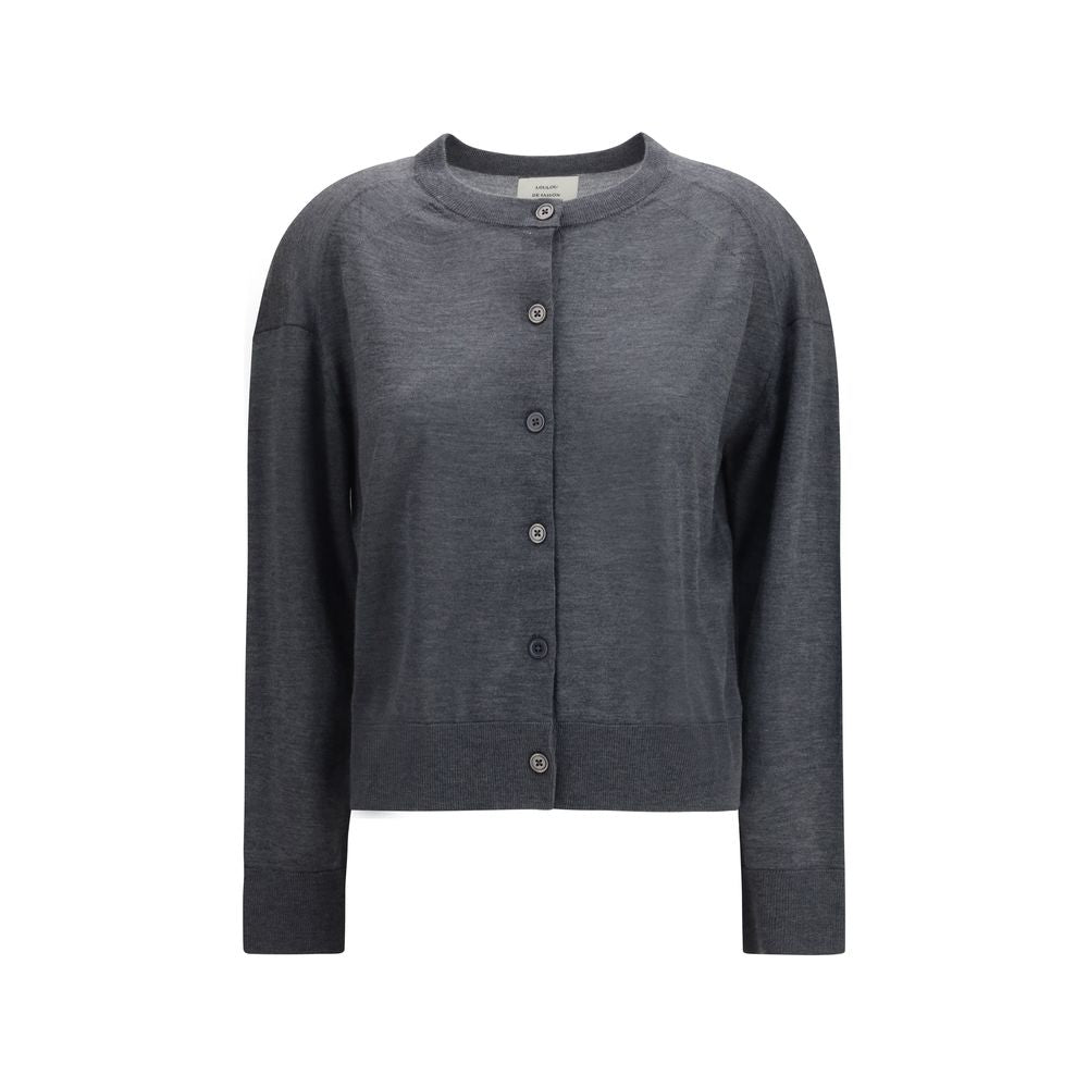Loulou De Saison Gray Cashmere Women's Cardigan