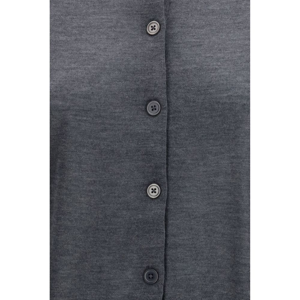 Loulou De Saison Gray Cashmere Women's Cardigan