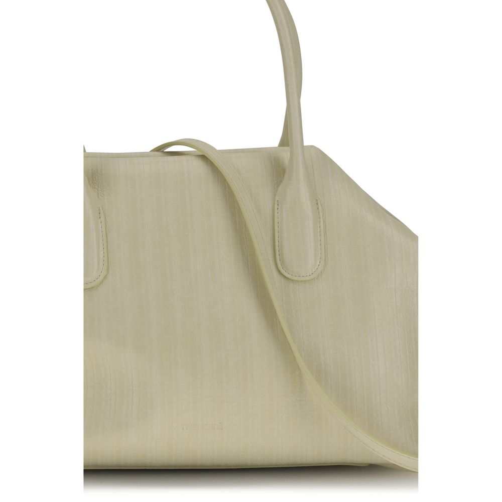 THEMOIRè Beige Polyethylene Shoulder Women's Bag