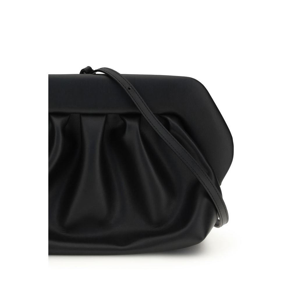 THEMOIRè Black Polyethylene Clutch Women's Bag