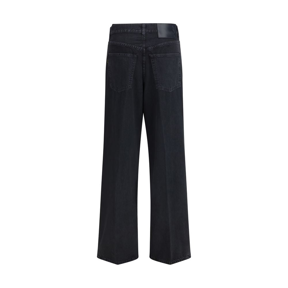 Haikure Black Cotton Jeans Women's Denim