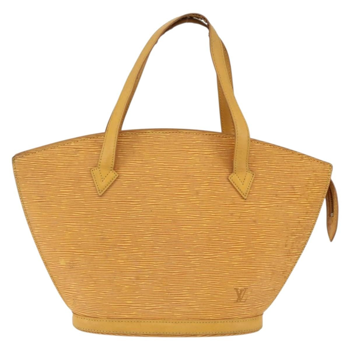 Louis Vuitton Saint Jacques Epi Leather Yellow Leather Handbag (Pre-Owned)