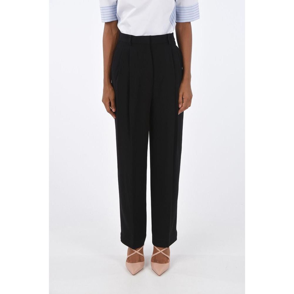 Tory Burch Black Acetate Casual Women's Pants