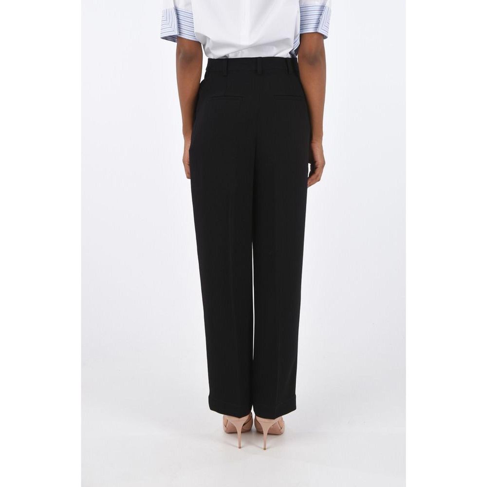 Tory Burch Black Acetate Casual Women's Pants