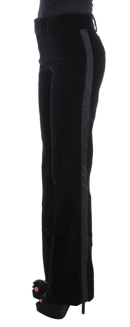 Ermanno Scervino Black Viscose Women's Pants