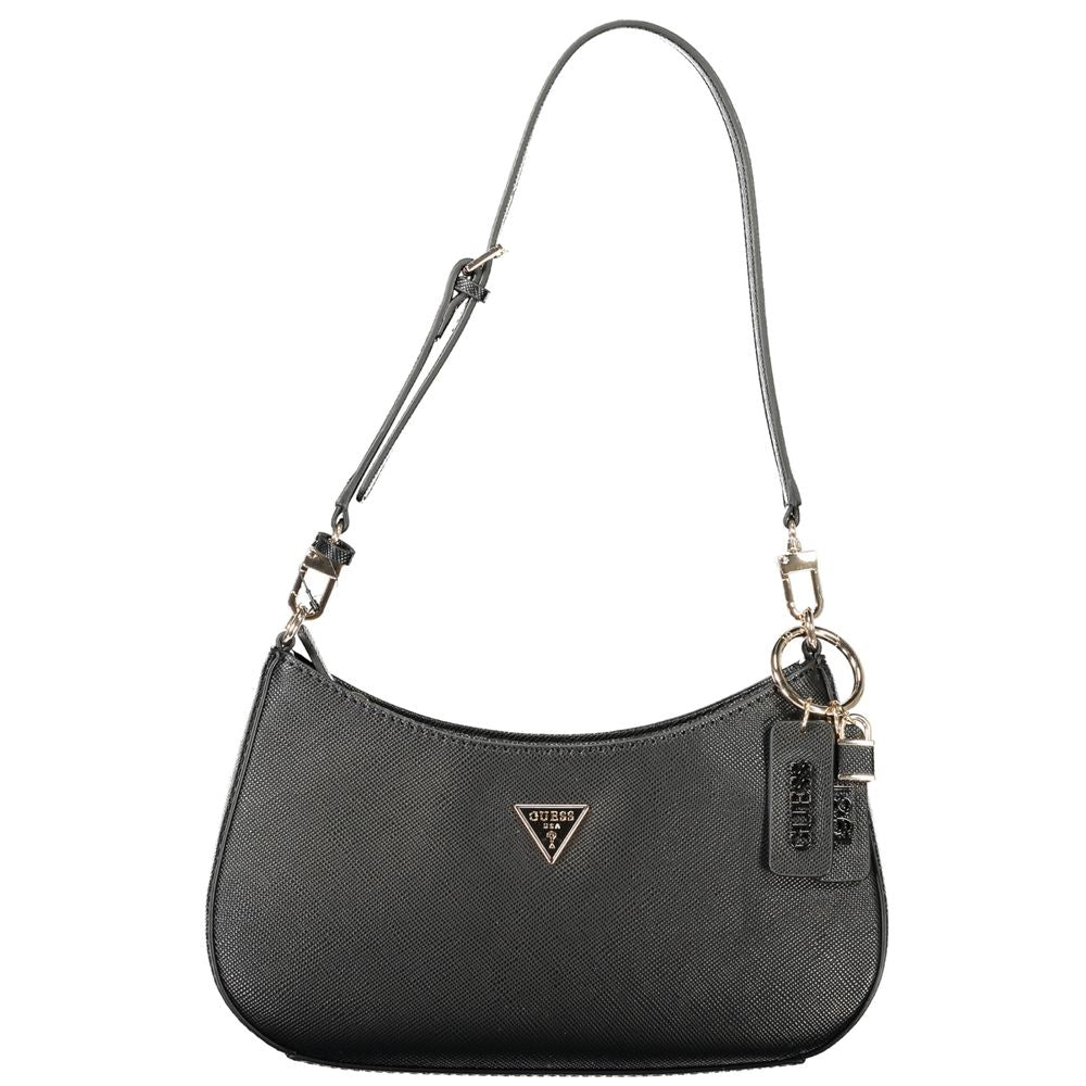 Guess Jeans Black Polyethylene Women Women's Handbag
