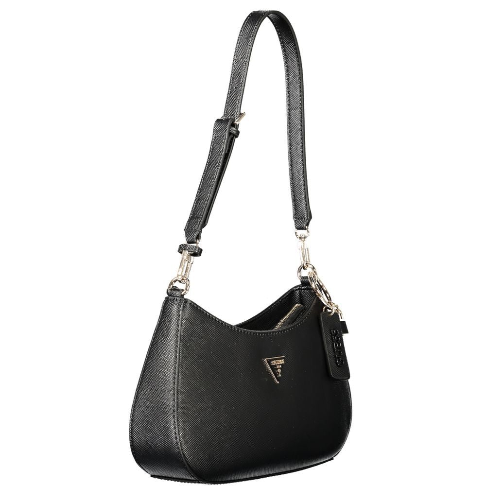 Guess Jeans Black Polyethylene Women Women's Handbag