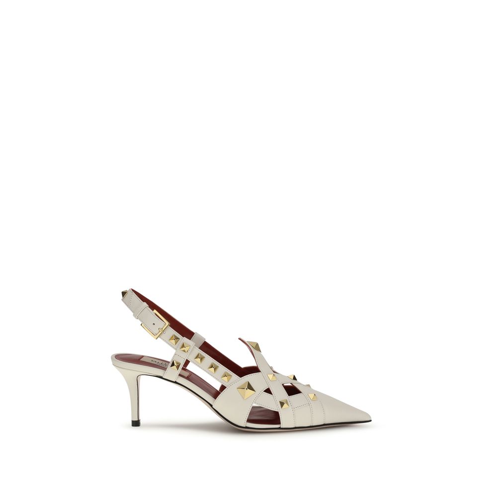 Valentino Garavani Beige Goatskin High Heel Women's Pumps