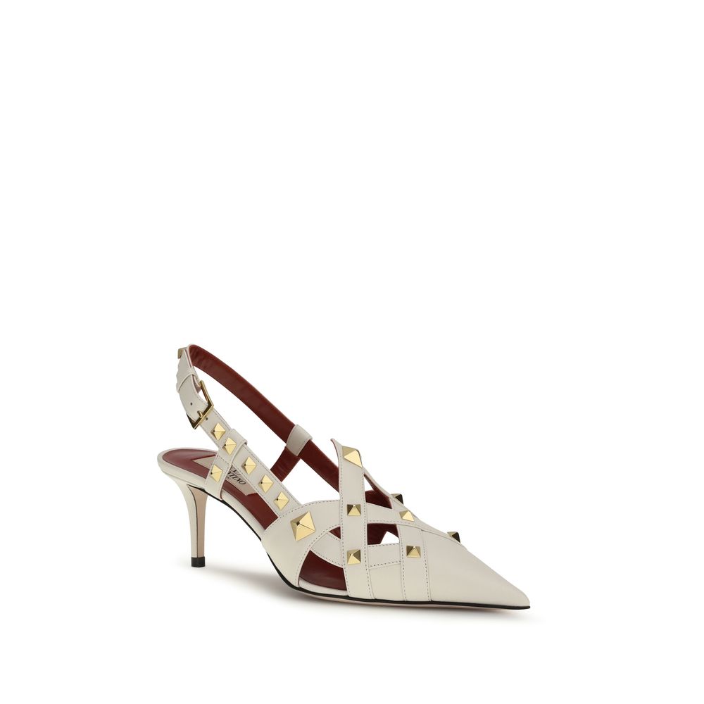 Valentino Garavani Beige Goatskin High Heel Women's Pumps