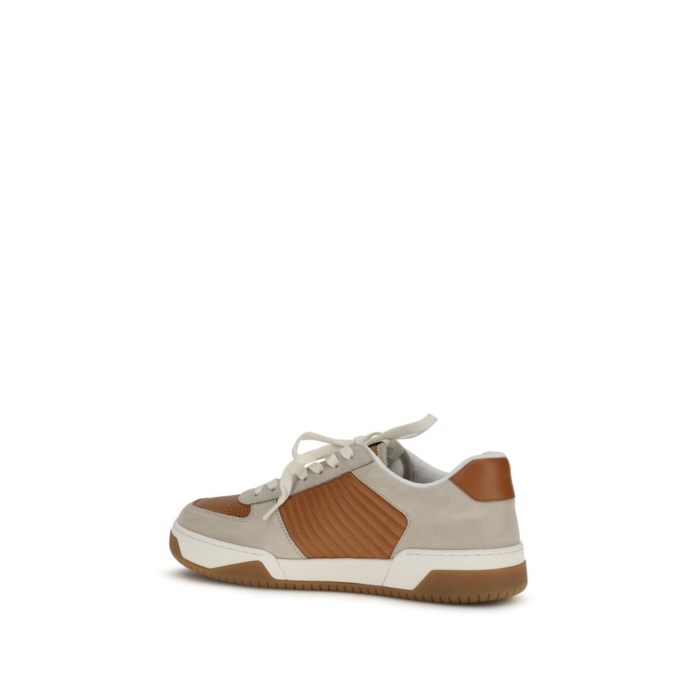 Valentino Garavani Multicolor Calf Leather Bos Taurus Athletic Men's Sneakers