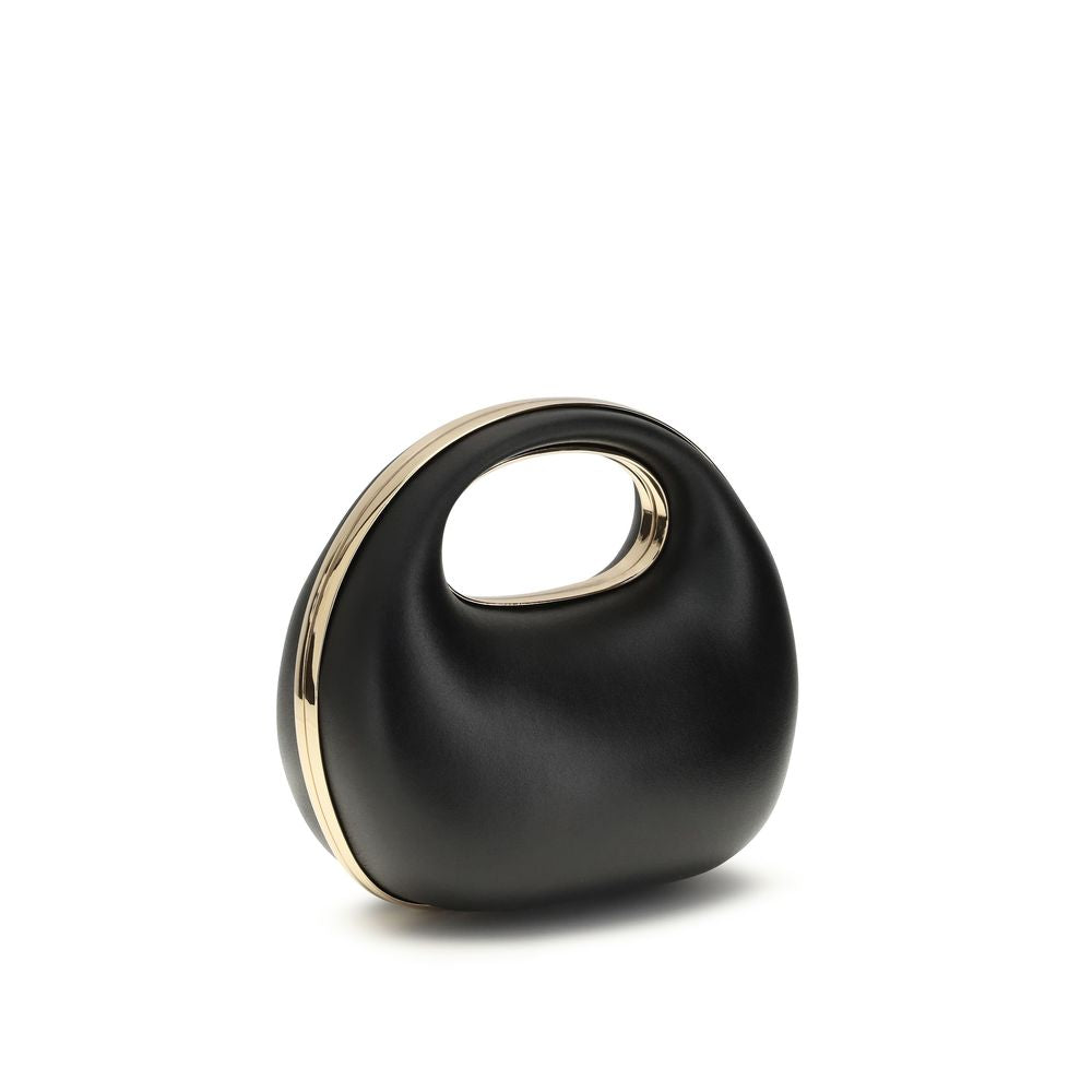Sacai Black Calf Leather Bos Taurus Women's Handbag