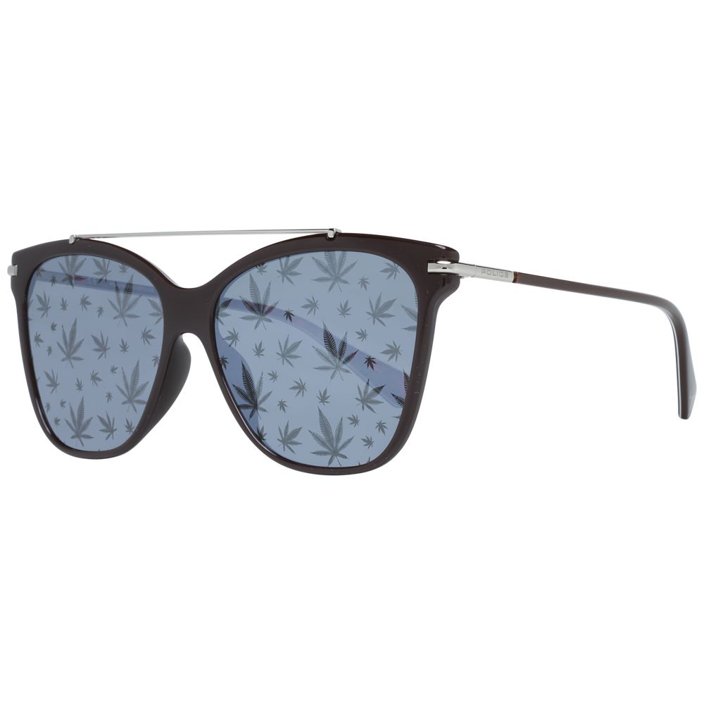 Police Brown Metal & Plastic Women's Sunglasses