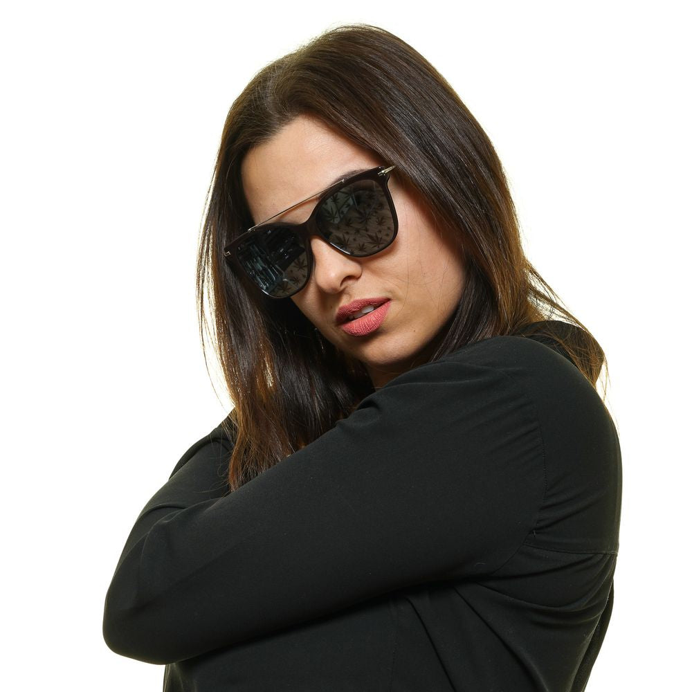 Police Brown Metal & Plastic Women's Sunglasses