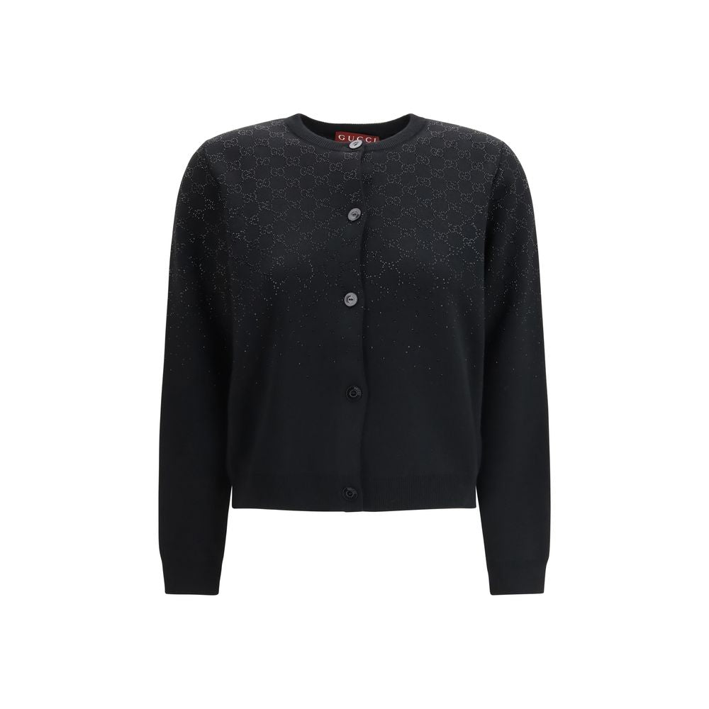 Gucci Black Wool Women's Cardigan
