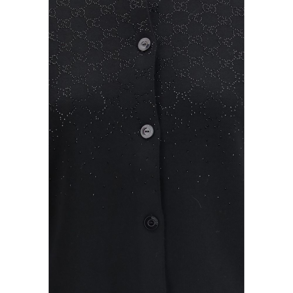 Gucci Black Wool Women's Cardigan