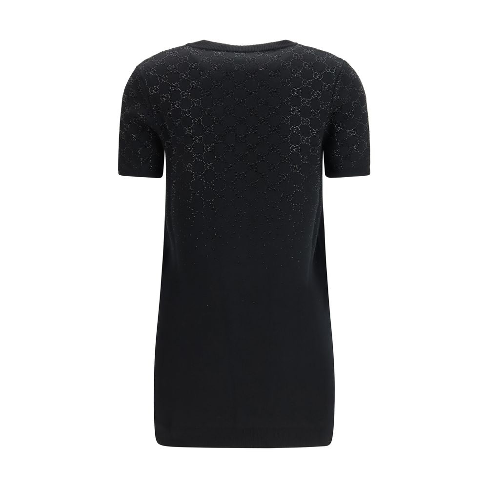 Gucci Black Wool Oves Aries Casual Women's Dress