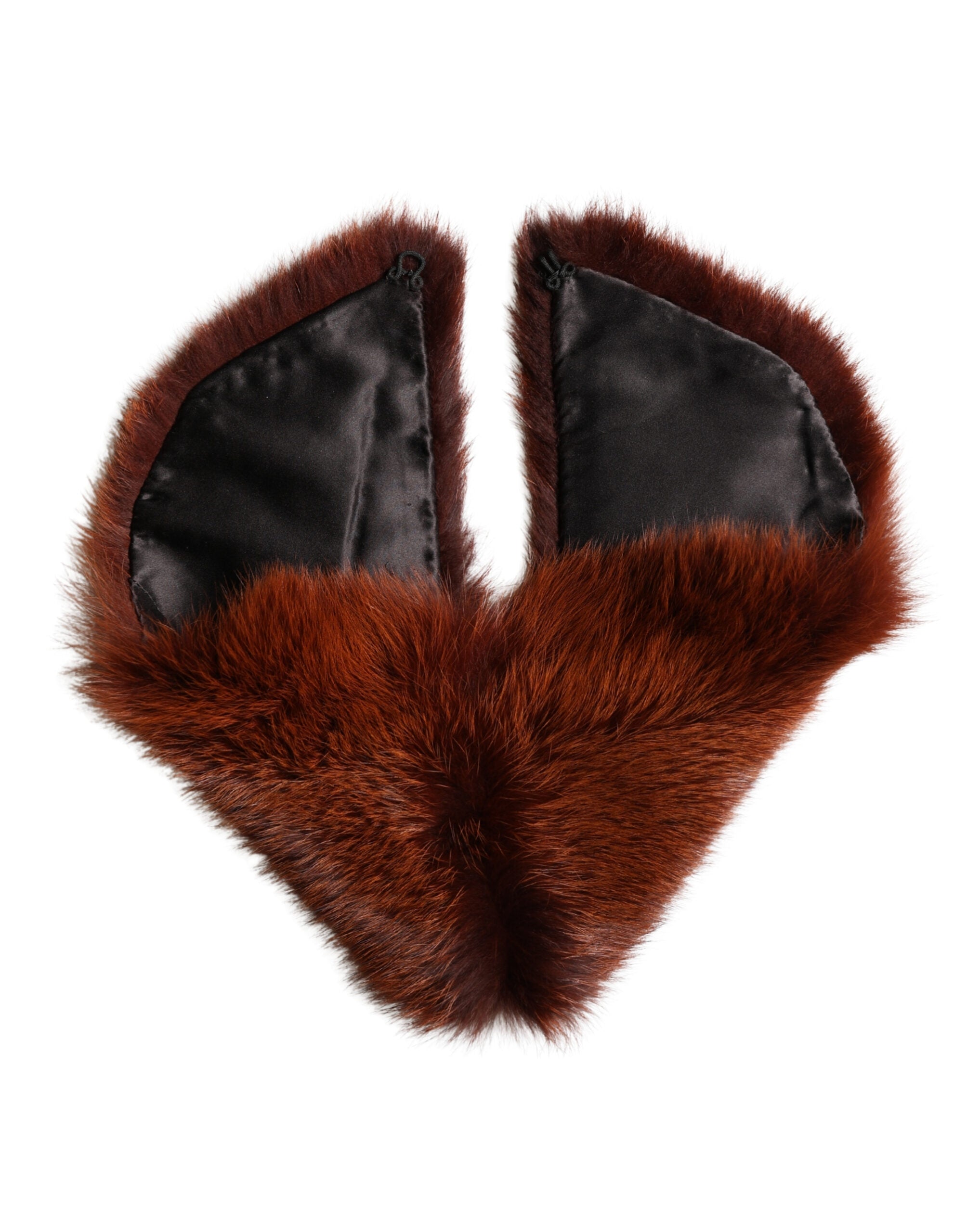 Dolce & Gabbana Brown Mink Fur Collar Women Neck Wrap 60cm x 14cm Women's Scarf