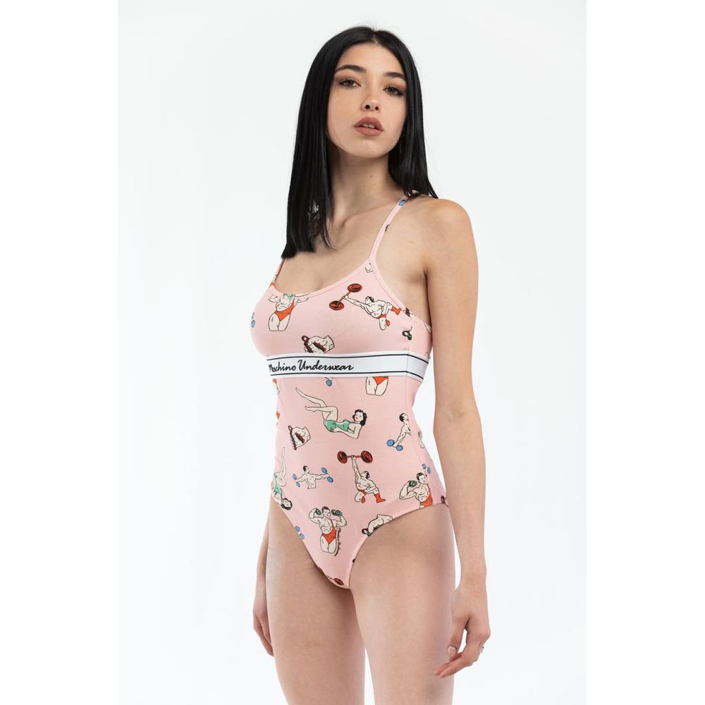 Moschino Pink Cotton Women's Bodysuit