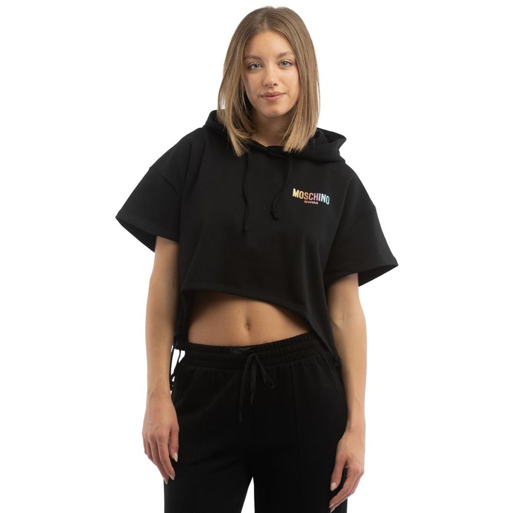 Moschino Black Cotton Women's Sweatshirt