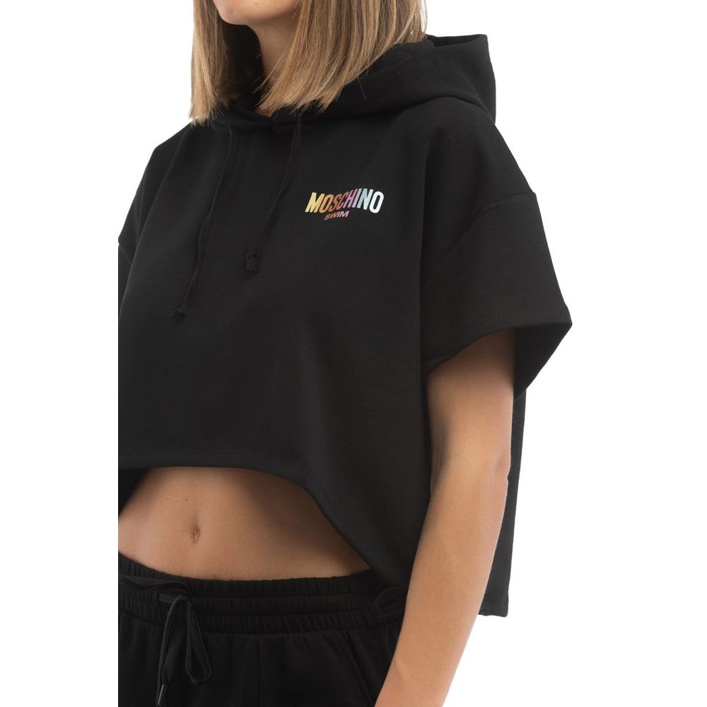 Moschino Black Cotton Women's Sweatshirt